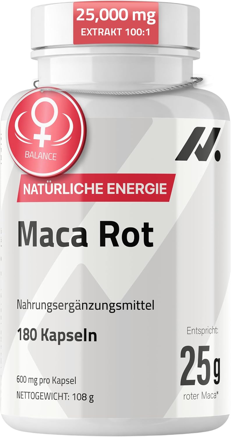 Nyvos Maca Rot Frauen 180 Kapseln Hauptbild