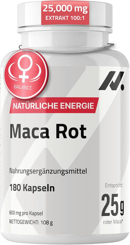 Nyvos Maca Rot Frauen 180 Kapseln Hauptbild