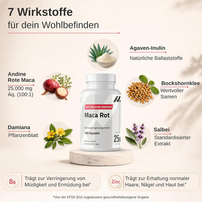 Nyvos Maca Rot Frauen Produktbild 4