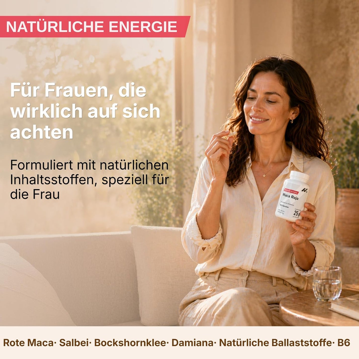 Nyvos Maca Rot Frauen Produktbild 7