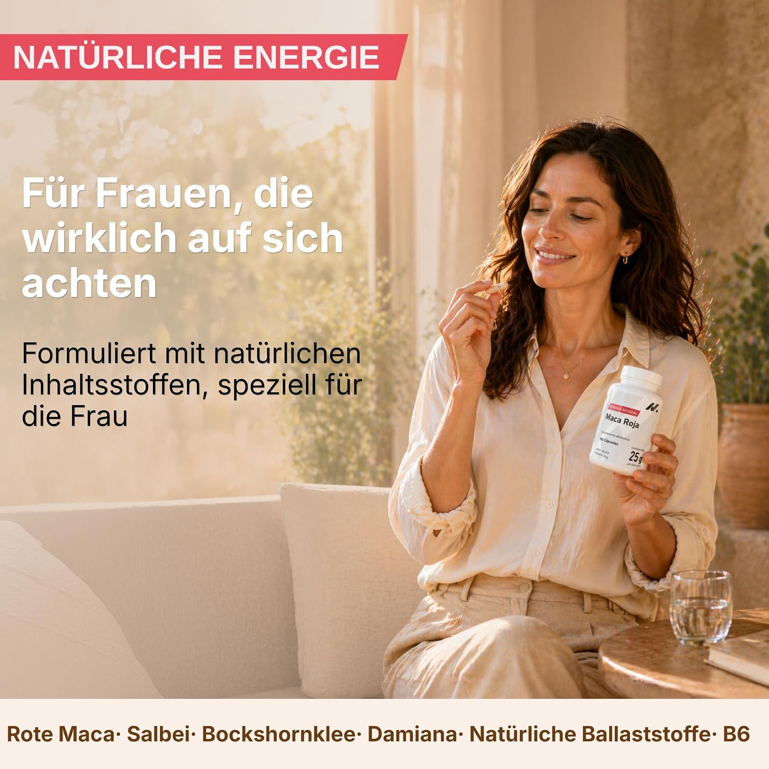 Nyvos Maca Rot Frauen Produktbild 7