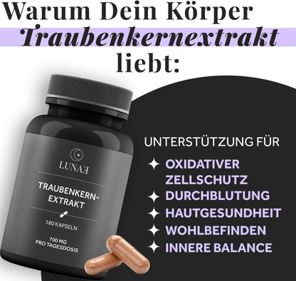 OPC Traubenkernextrakt 240 Kapseln vegan