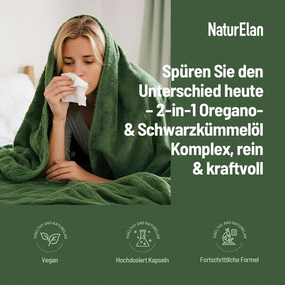 Oreganoöl Schwarzkümmelöl Kapseln 180 Stück Produktbild 3
