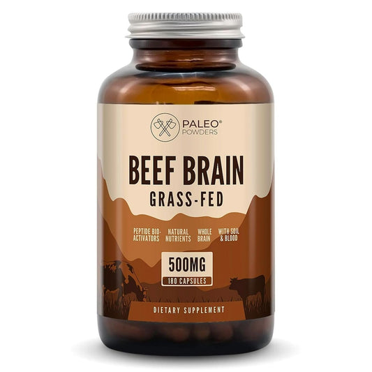 Paleo Powders Rinderhirn Kapseln gefriergetrocknet