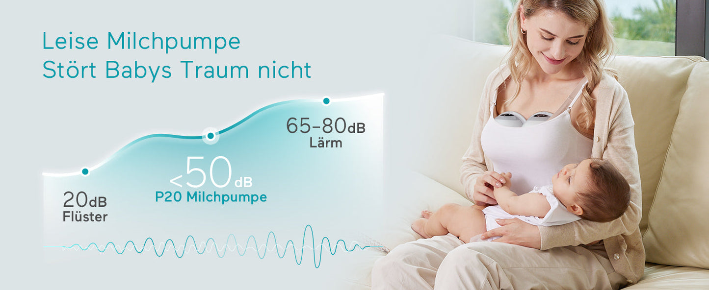 Paruu Milchpumpe leiser Betrieb im Alltag