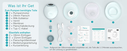 Paruu elektrische Milchpumpe Vorteile und Funktionen
