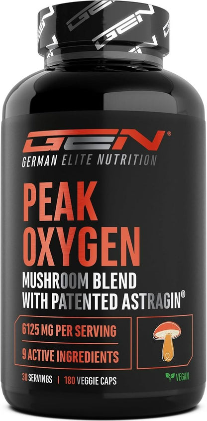Peak Oxygen Kapseln 6-Pilz-Komplex Produktbild