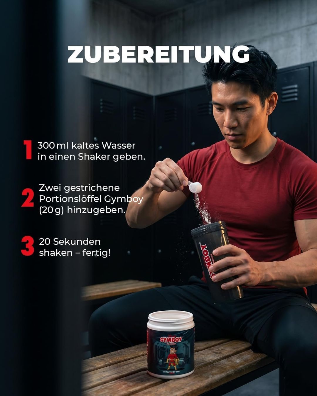 Pre Workout Booster 500g Pfirsich Kaktusfeige Gymboy