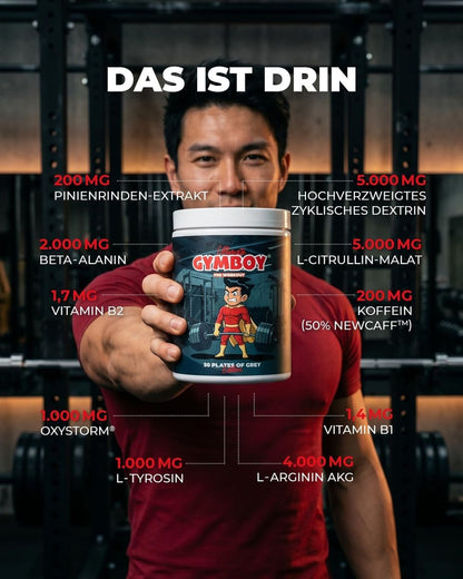Pre Workout Booster 500g Pfirsich Kaktusfeige Gymboy