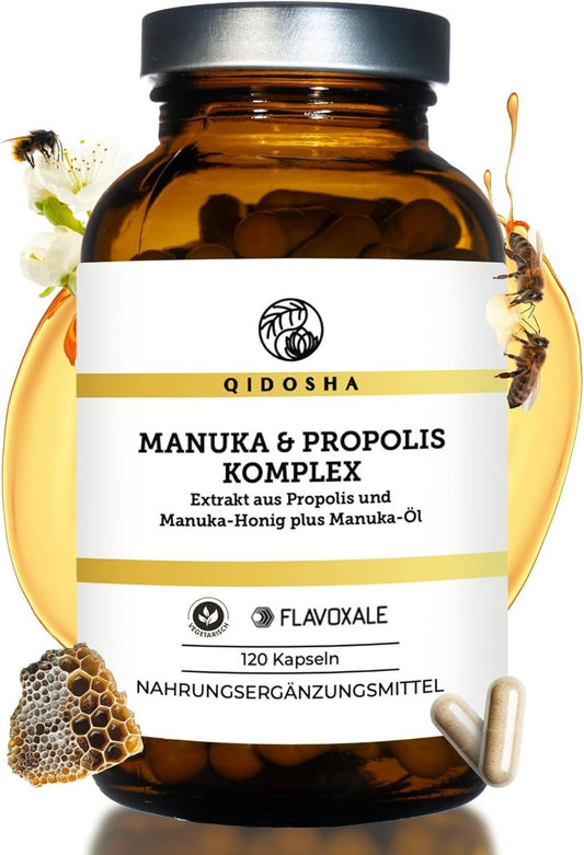 QIDOSHA Propolis Manuka Komplex 120 Kapseln Produktbild 1