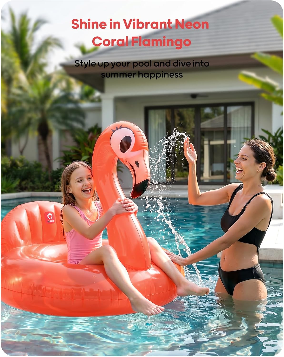 QPAU Flamingo Pool Float Small – Ansicht 2