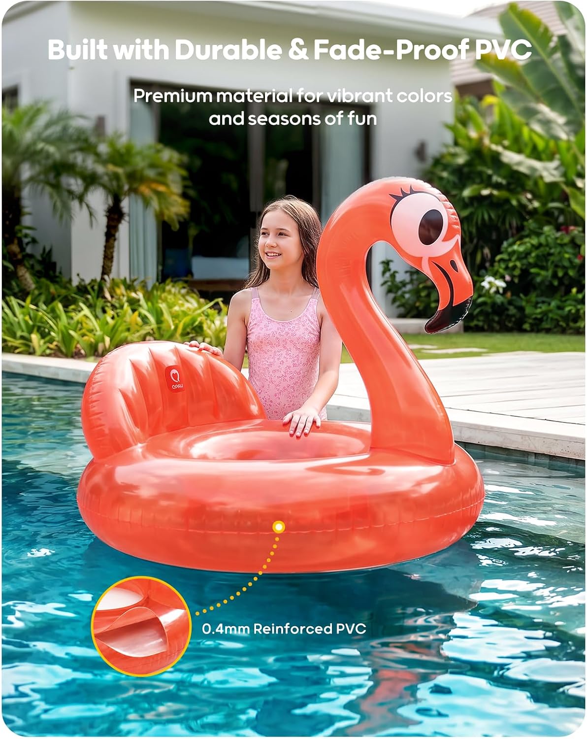 QPAU Flamingo Pool Float Small – Ansicht 5
