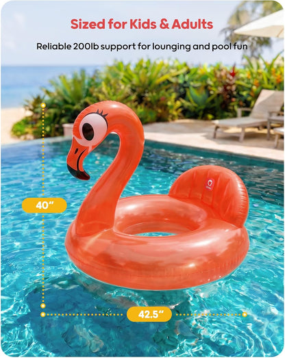 QPAU Flamingo Pool Float Small – Ansicht 6