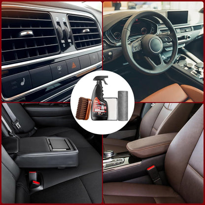 Auto-Innenraum-Reinigungsset 500 ml mit Bürste & Tüchern – Bild 5