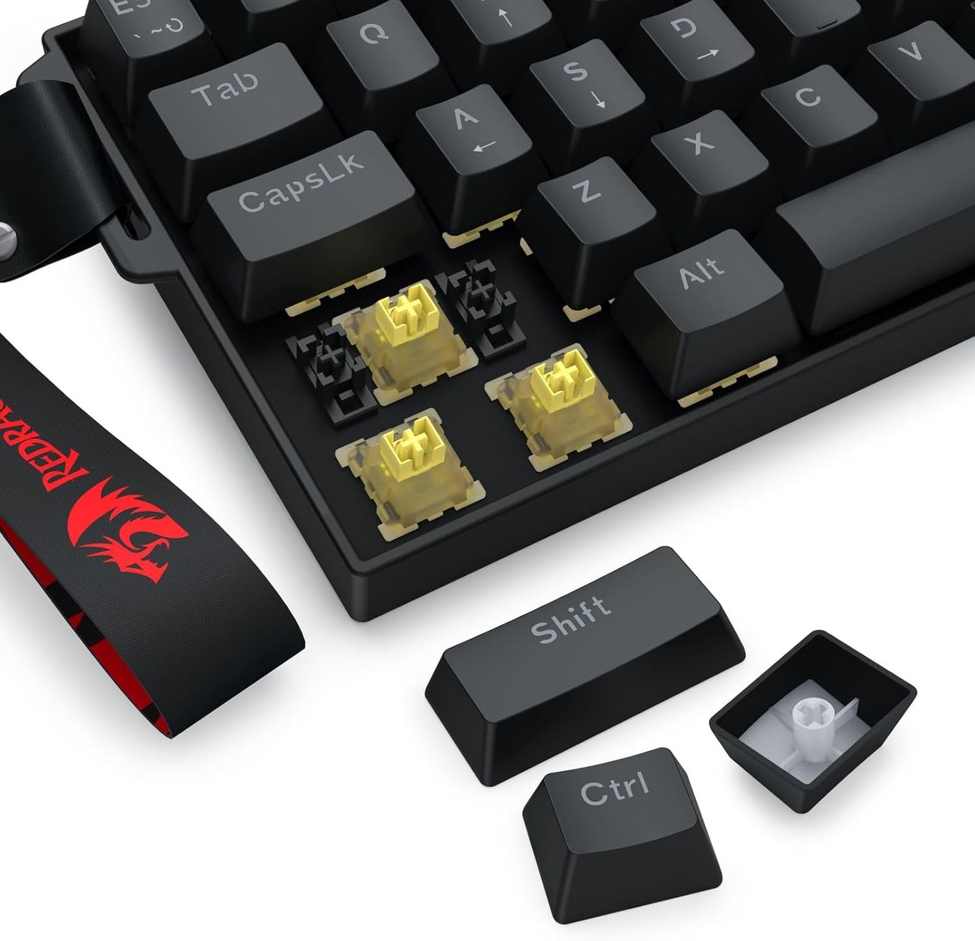 Redragon Rapid Trigger Gaming-Tastatur 60% RGB Hall Switches
