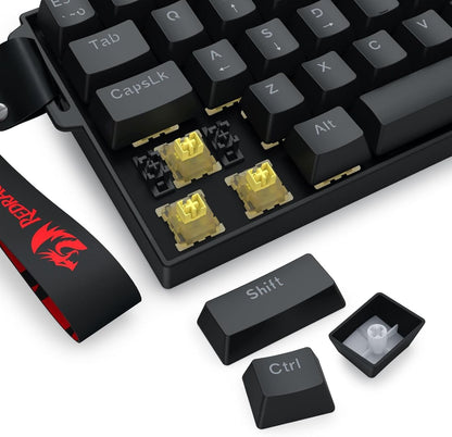 Redragon Rapid Trigger Gaming-Tastatur 60% RGB Hall Switches