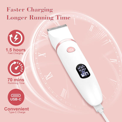 3-in-1 Damenrasierer elektrisch – Nass & Trocken, USB-C – Bild 6