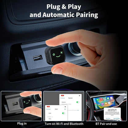 2-in-1 Wireless CarPlay & Android Auto Adapter Mini
