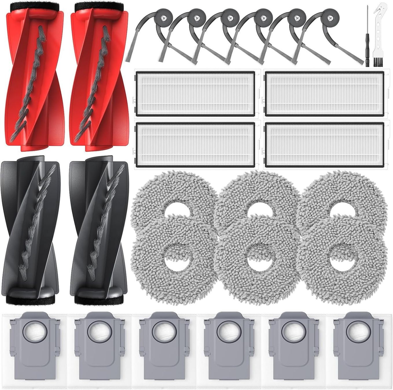 Roborock Qrevo Curv Edge Zubehör Set 26-teilig