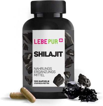 Shilajit Kapseln 1000 mg – 120 Stk – vegan & laborgeprüft