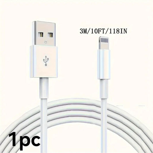 Robustes iPhone Ladekabel lightning 3m - Verstärkt! Neu – Bild 1