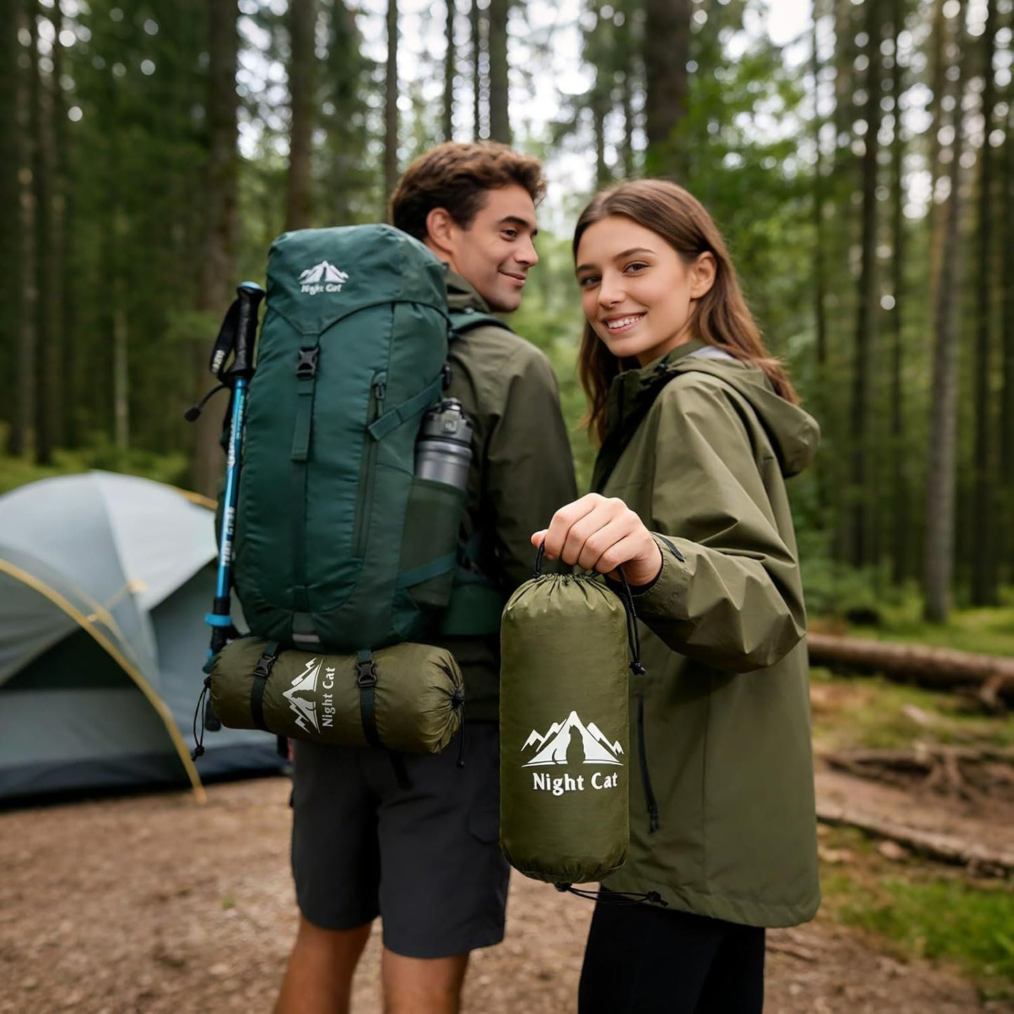 XXL Camping Hängematte mit Moskitonetz – Bild 4
