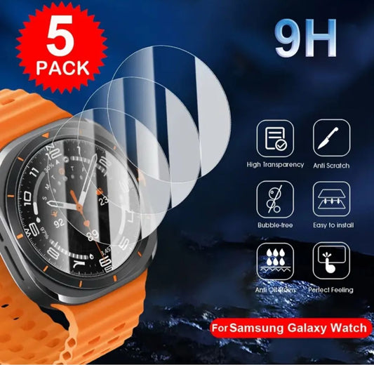 5 Panzerglasfolien Displayschutz Samsung Galaxy Watch 5 4 – Bild 1