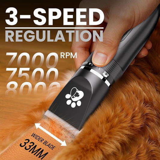 Hundeschermaschine Akku LED 3 Stufen – Bild 1