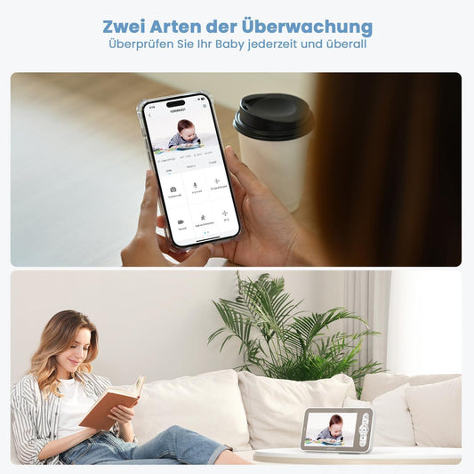 ieGeek Babyphone 2K 5 Zoll WLAN – Bild 1