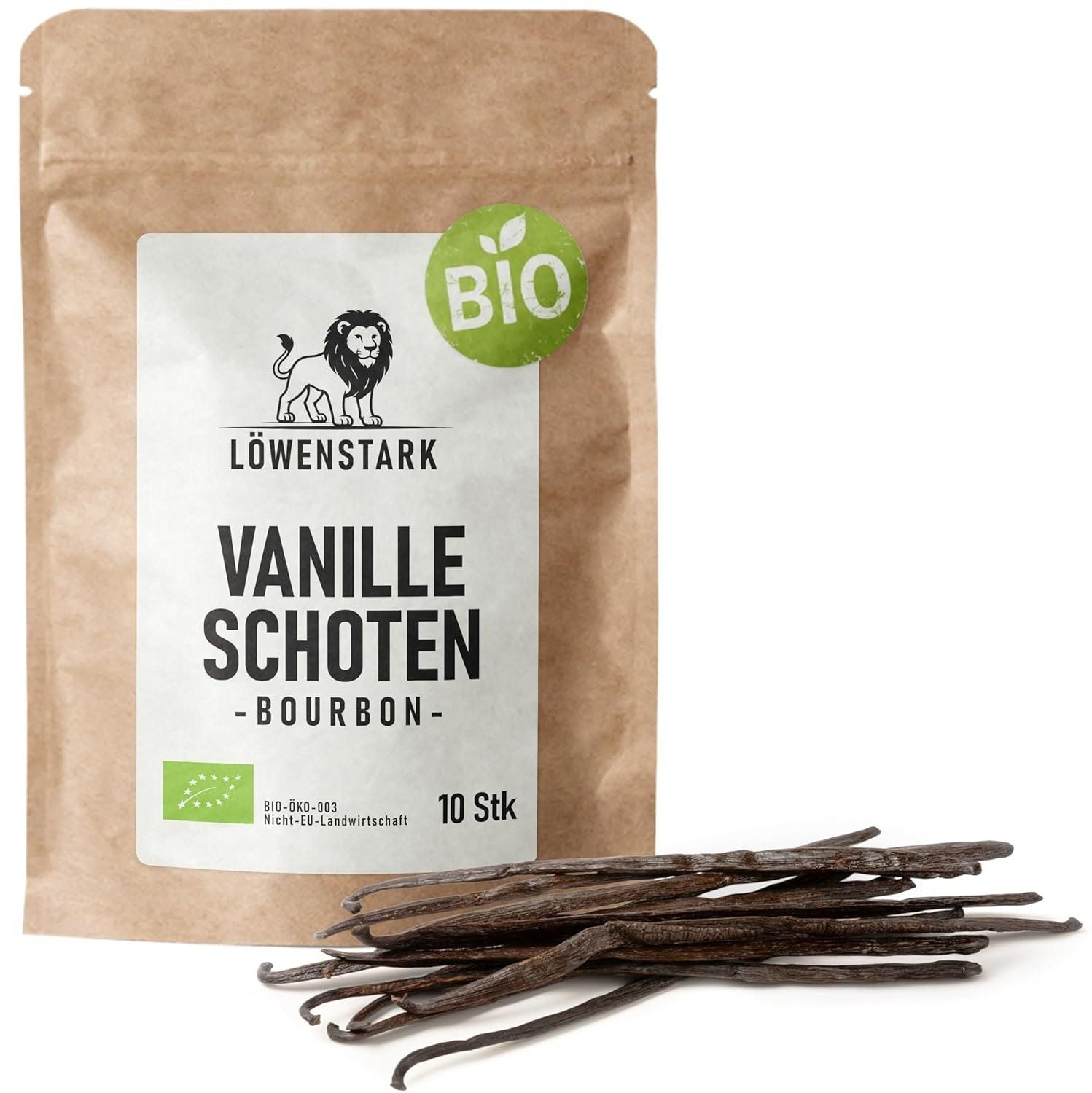 Bio Vanilleschoten Bourbon 10 Stk Madagaskar – Bild 1