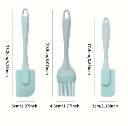 Praktisches Küchenhelfer Backpinsel Set, 3-teilig, Rosa, Neu – Bild 2