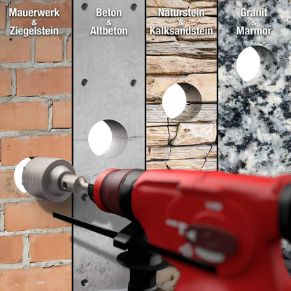 SDS MAX Bohrkrone 82mm Beton Mauerwerk – Bild 4