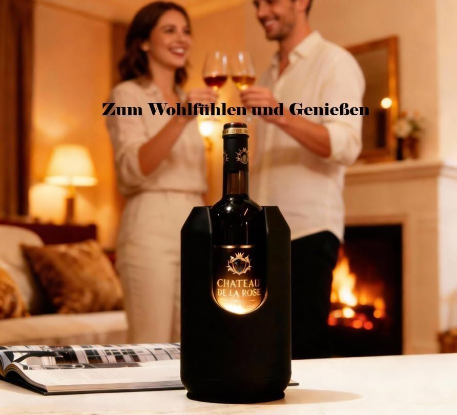 LED Weinkühler mit Kühlmanschette – beleuchtet & eisgekühlt – Bild 3
