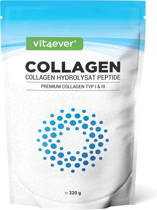 Kollagen Pulver 320 g | Typ 1 & 3 | geschmacksneutral – Bild 1