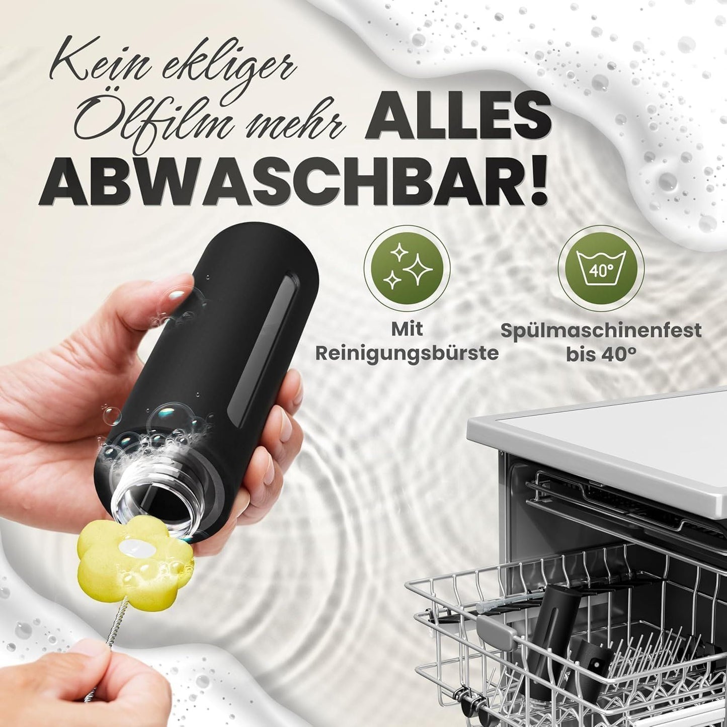Leisure Life Ölsprüher Edelstahl 100 ml für Airfryer – Bild 4