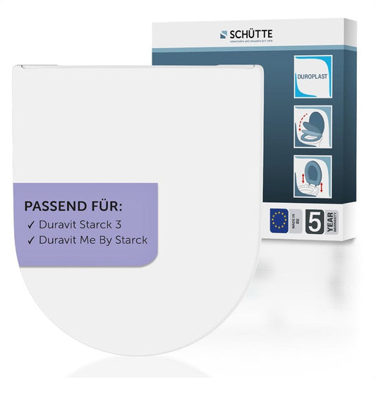 SCHÜTTE WC-Sitz – Soft-Close – passend für Duravit Starck 3 – Bild 1