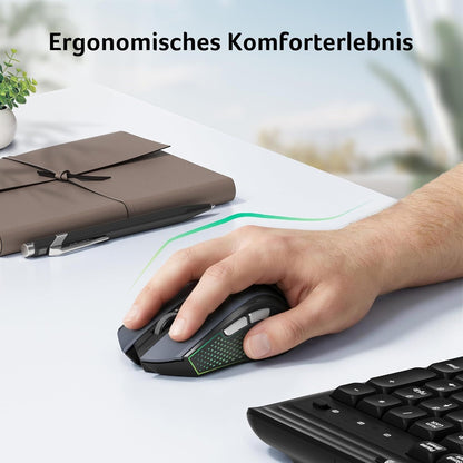 Acer Funkmaus kabellos 4000 DPI USB-A Schwarz – Bild 6
