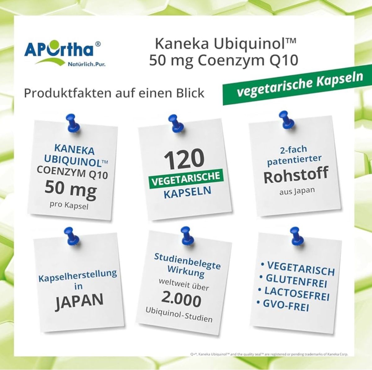 Coenzym Q10 Ubiquinol 50 mg | 120 veg. Kapseln | Kaneka® – Bild 2