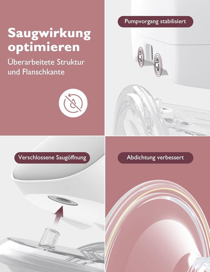 Momcozy S9 Pro Milchpumpe Grau – Bild 5