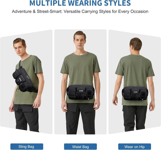 WITZMAN Gürteltasche Herren Outdoor schwarz – Bild 1