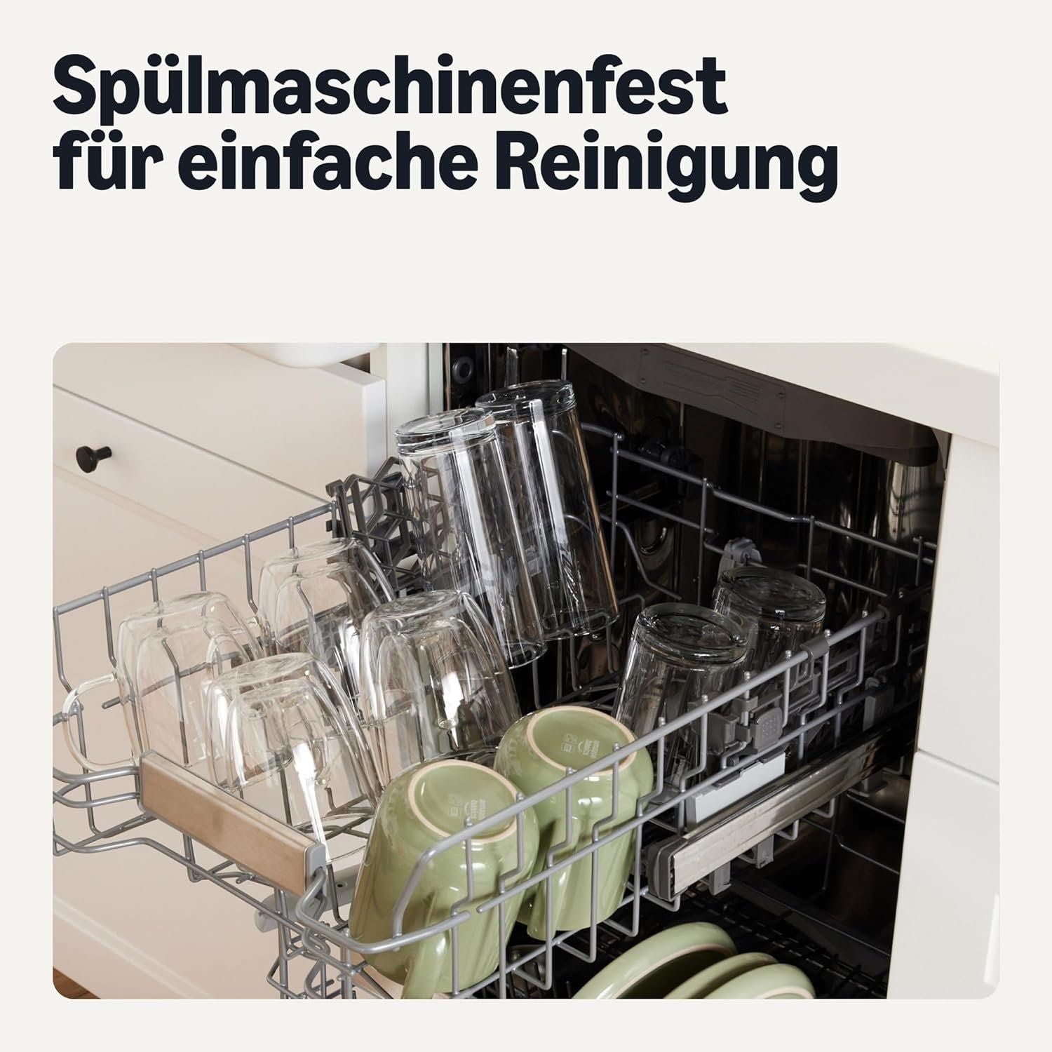 Doppelwandige Glas-Kaffeebecher 4erSet 355 ml hitzebeständig – Bild 5