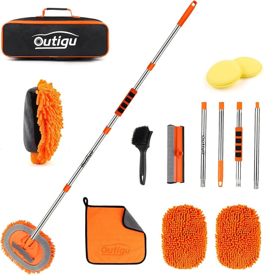 Autowaschmopp 157cm Mikrofaser Set 3in1 – Bild 1