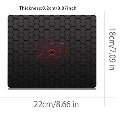 Gaming Mauspad rutschfest Wabenmuster Hexagon Design – Bild 2
