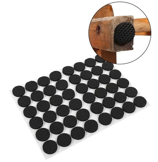 Möbelgleiter 15 Stück schwarz rund – selbstklebend 22 mm – Bild 1