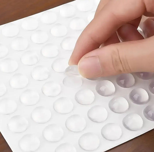 50 transparente Gummipuffer – selbstklebende Anti-Rutsch-Pad – Bild 1