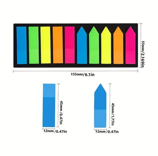 200 Haftnotizen Pfeil Index Marker bunt – Bild 2