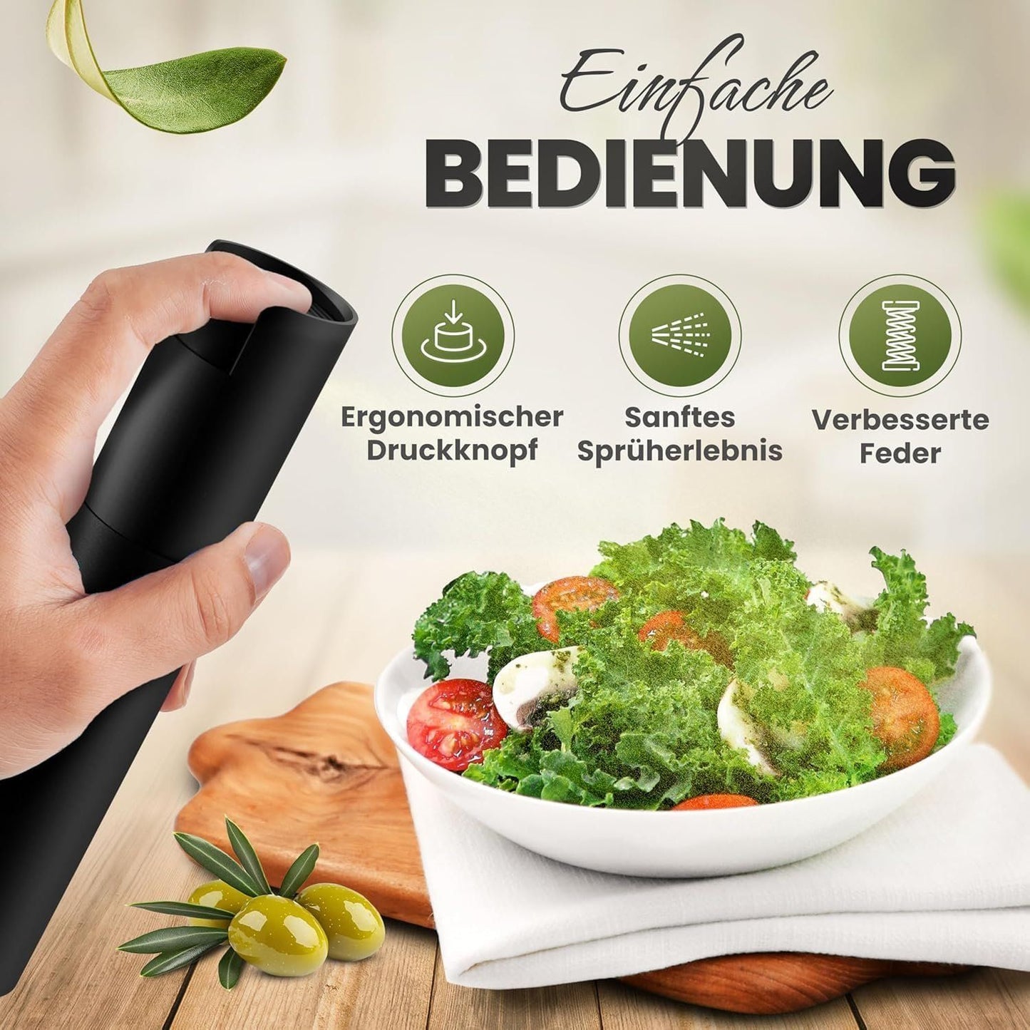 Leisure Life Ölsprüher Edelstahl 100 ml für Airfryer – Bild 5
