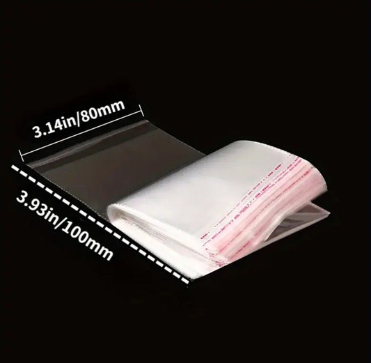 50 Stk. Beutel Geschenkbeutel 8x10cm Selbstklebend Neu – Bild 2