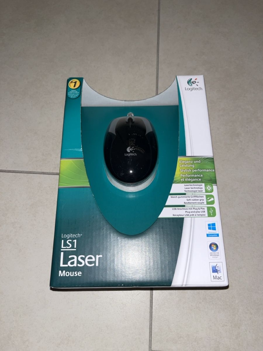 Logitech optische usb Maus laser mouse usb – Bild 1