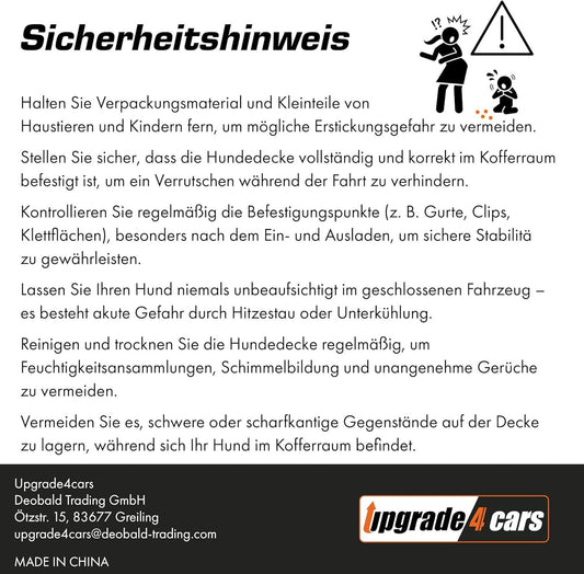 Kofferraumschutz Hund Auto wasserdicht – Bild 2